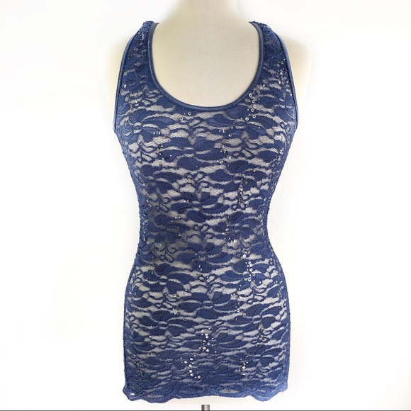 BKE Tops - BKE Lace Tank Top